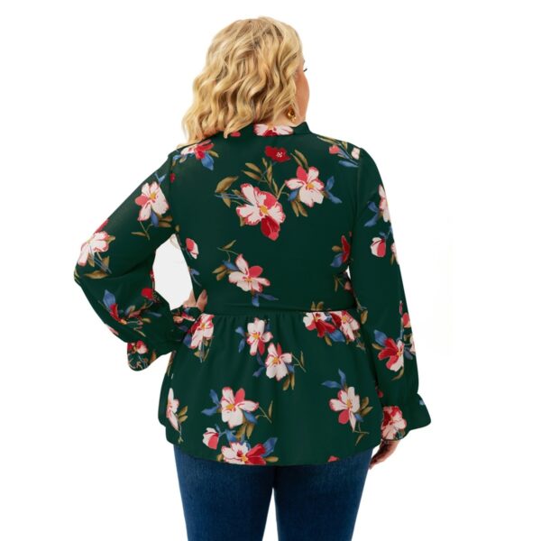 European And American Long-sleeved Printed Top - Image 4